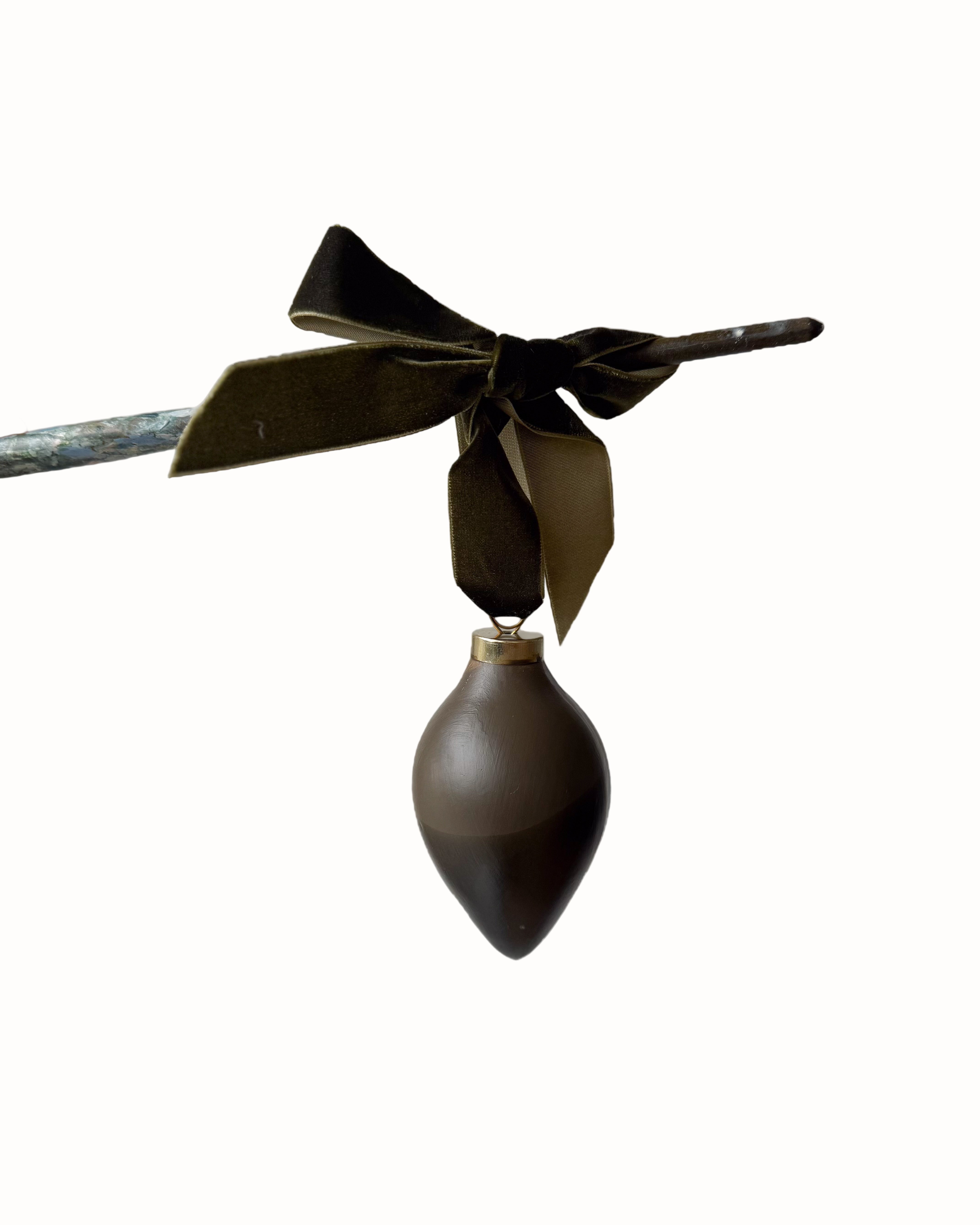 Original Hand-Dipped Ceramic Ornament | Oblong