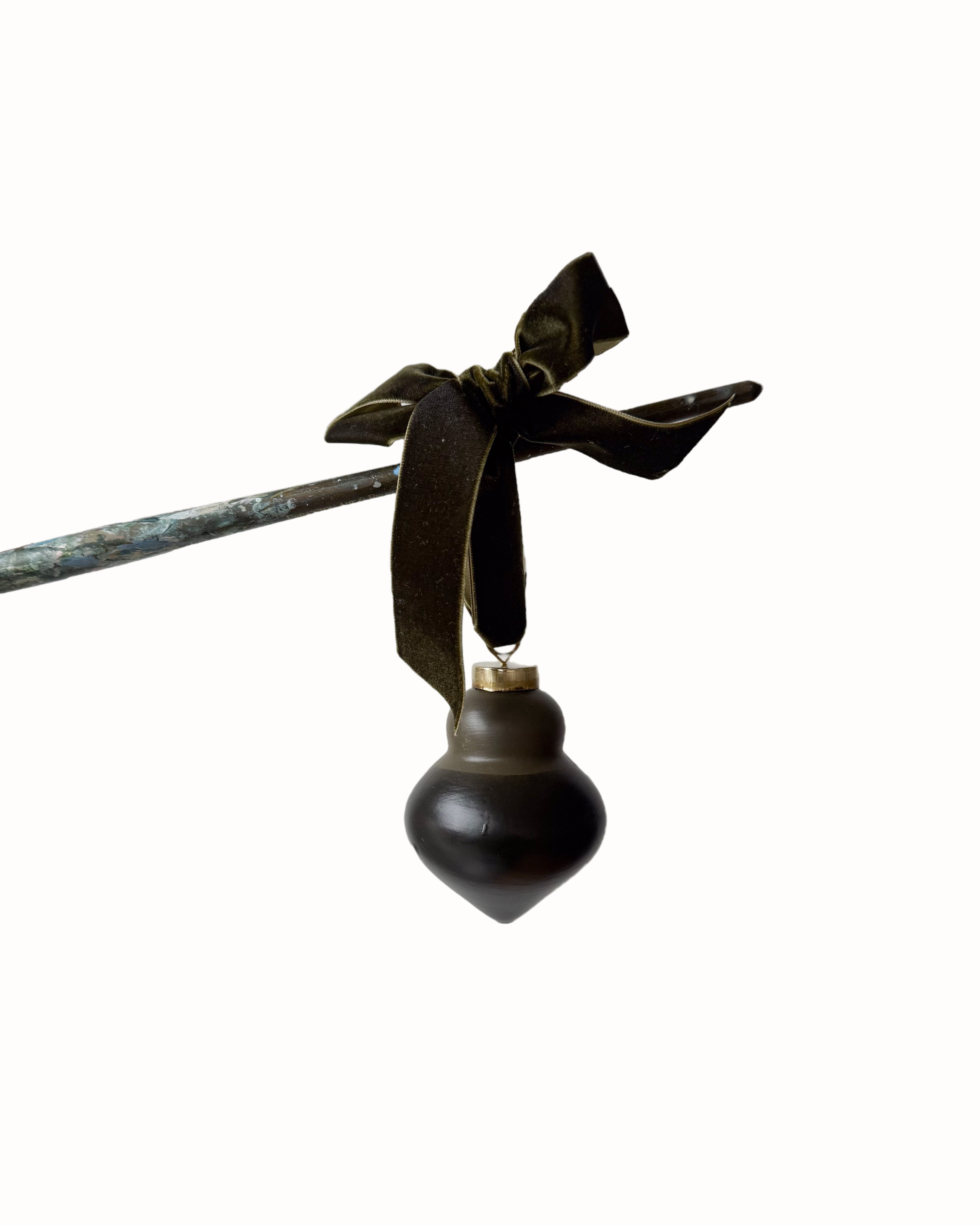 Original Hand-Dipped Ceramic Ornament | Fancy