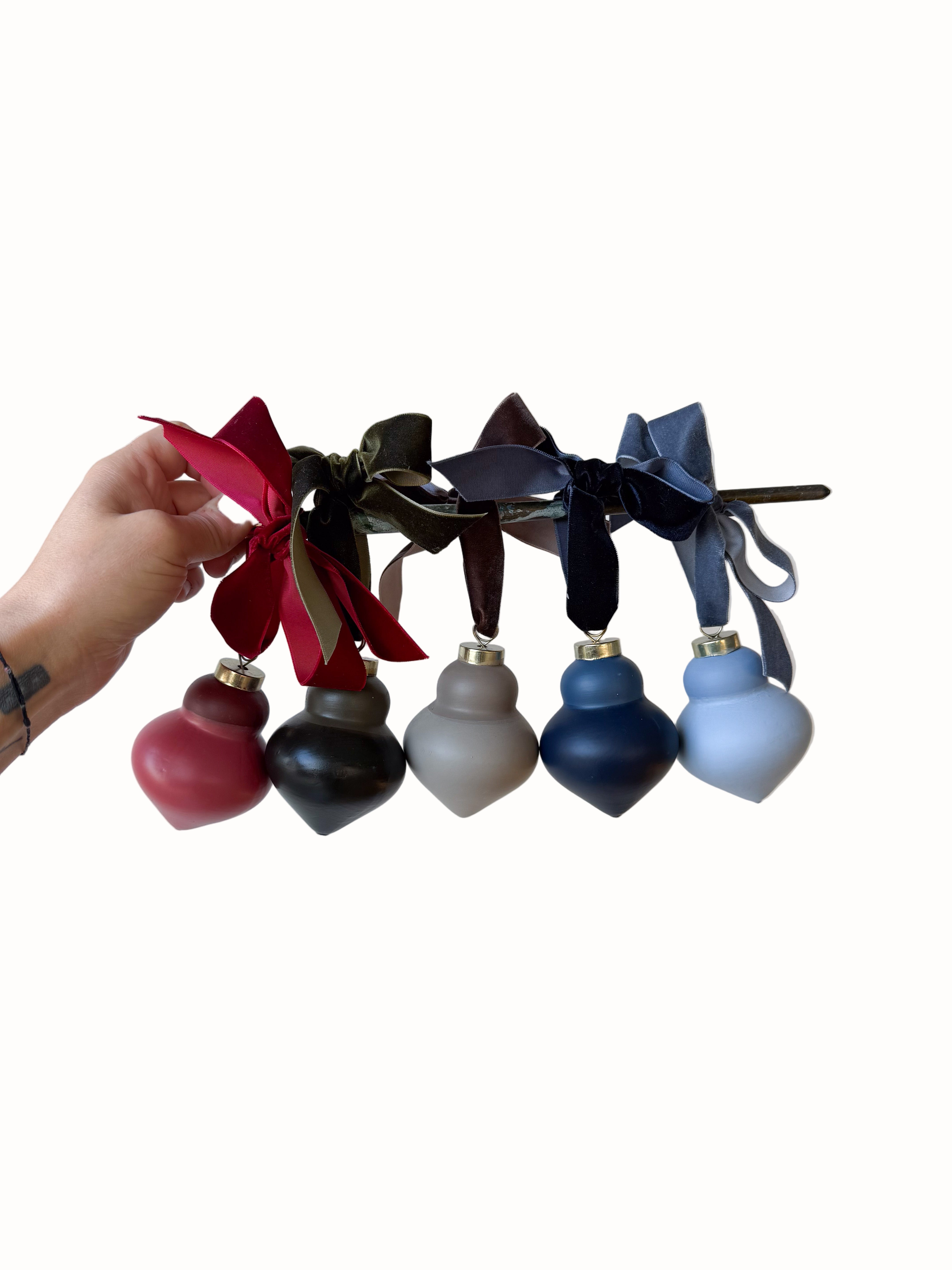 Original Hand-Dipped Ceramic Ornament | Fancy