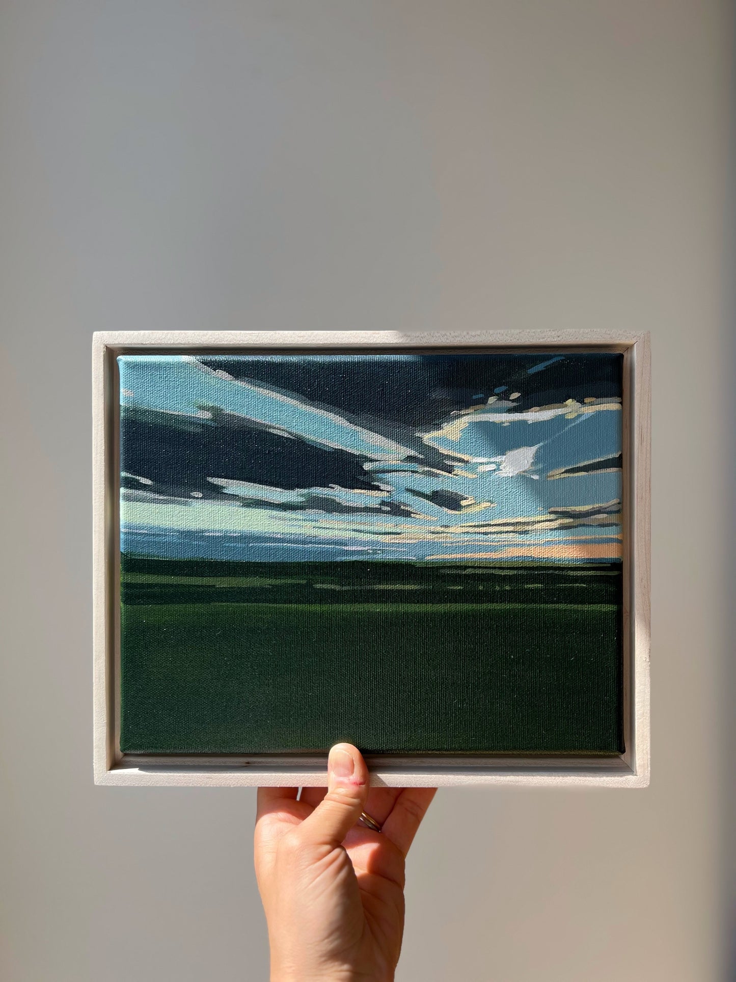 Patten Sunset | 8x10 | Acrylic on Canvas Framed