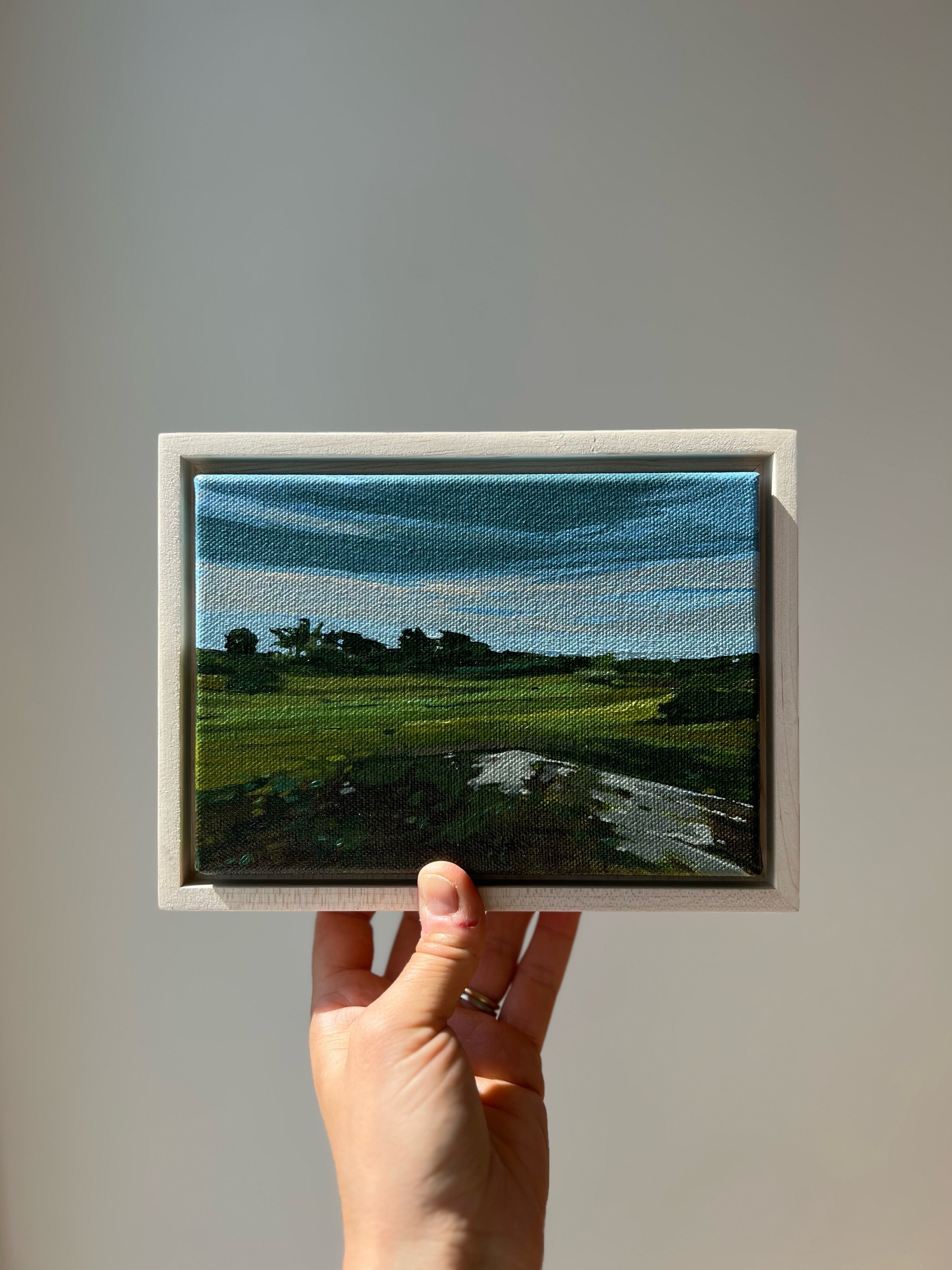 Bangs Island Study | 5x7 | Acrylic on Canvas Framed