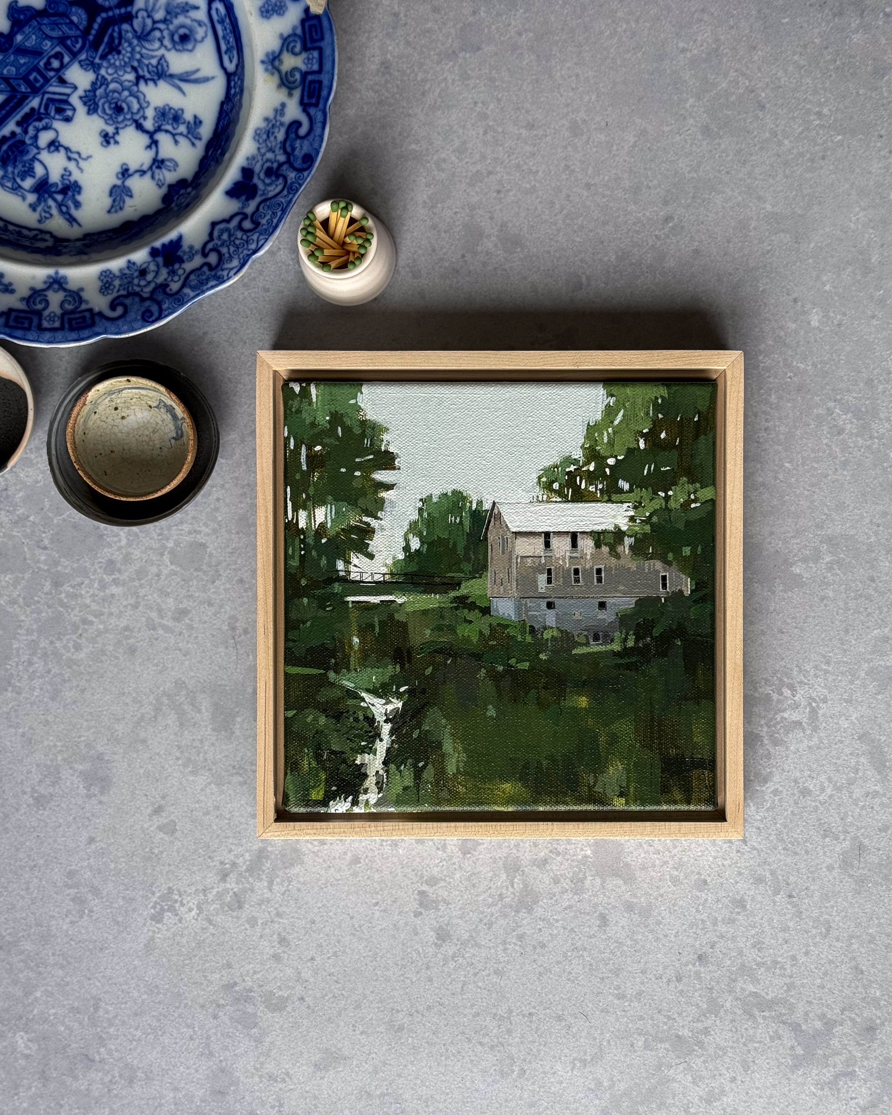 Lost Kitchen Study | 8x8 | Acrylic on Canvas Framed