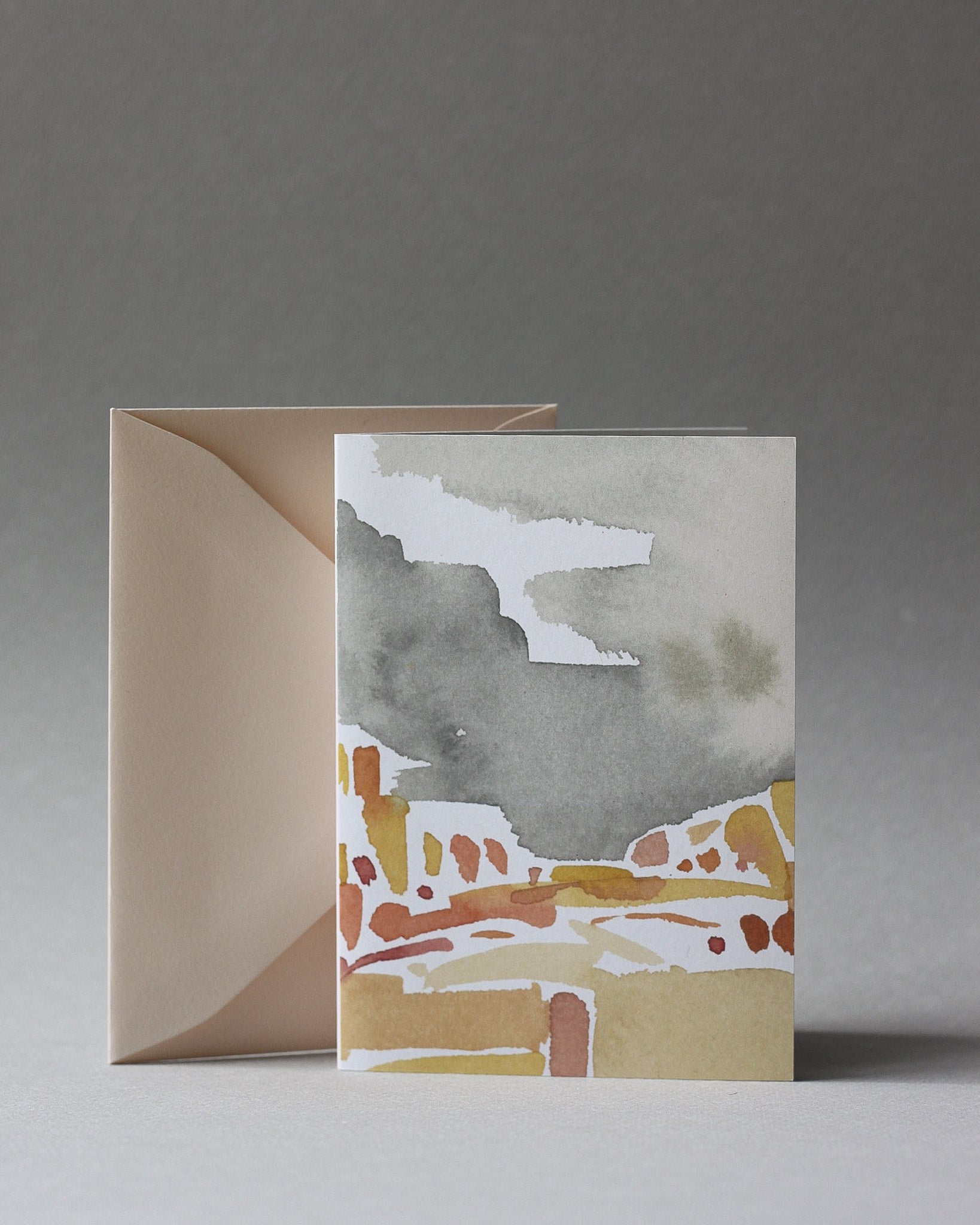 Petite Card Rose | Single Printed Card & Colored Envelope