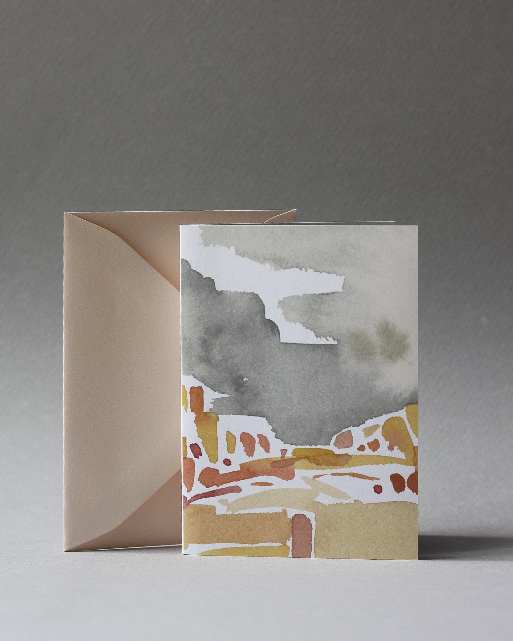 Petite Card Rose | Single Printed Card & Colored Envelope
