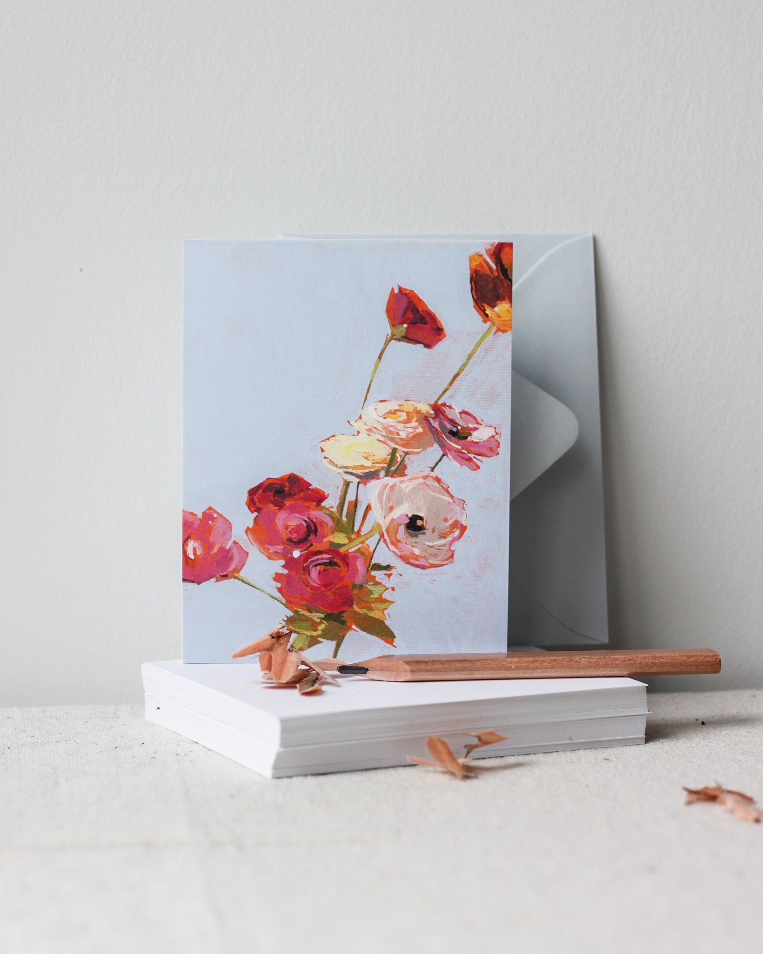 Loose Poppies | Card & Envelope