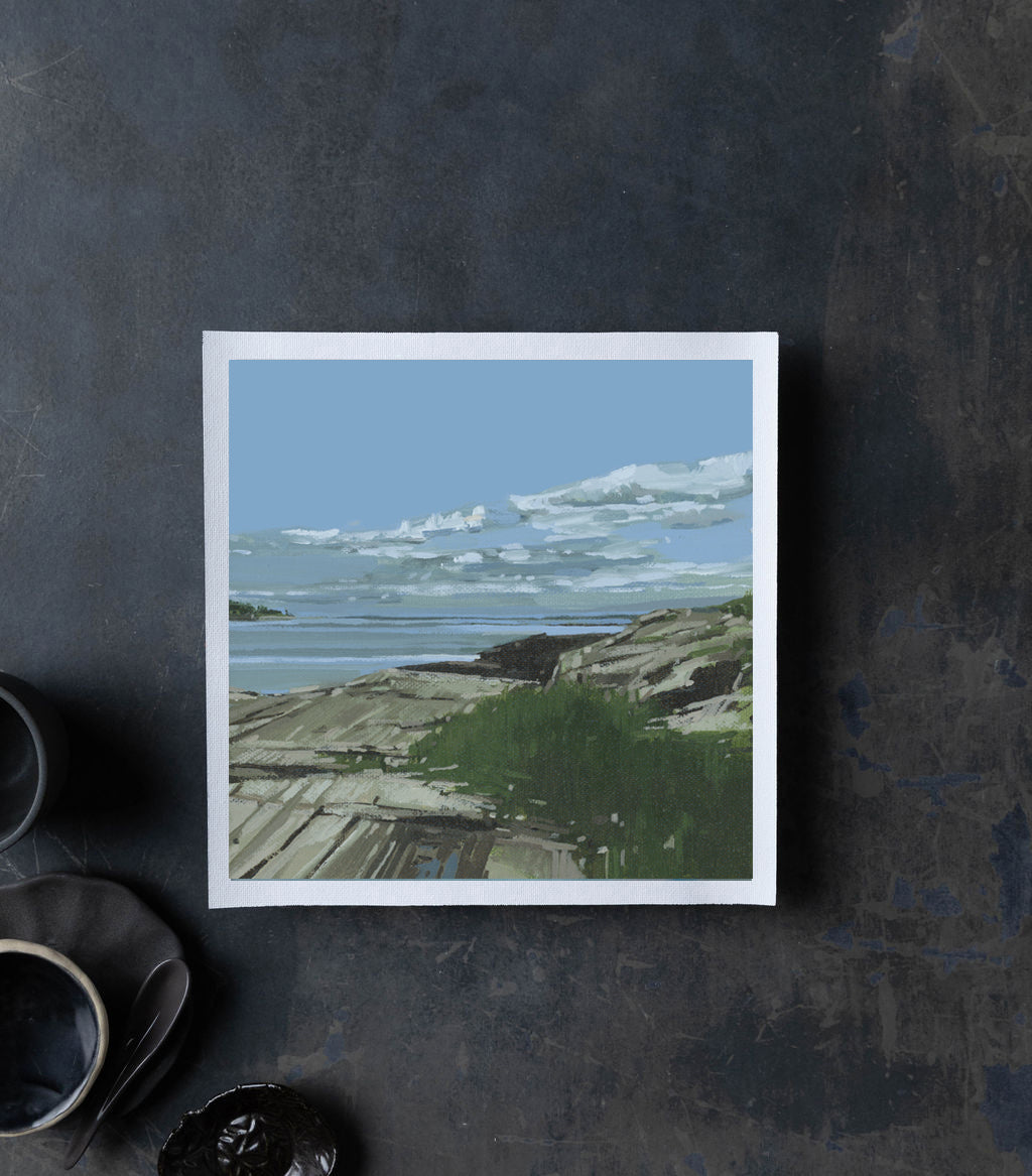 Kettle Cove Blue | Print on Canvas