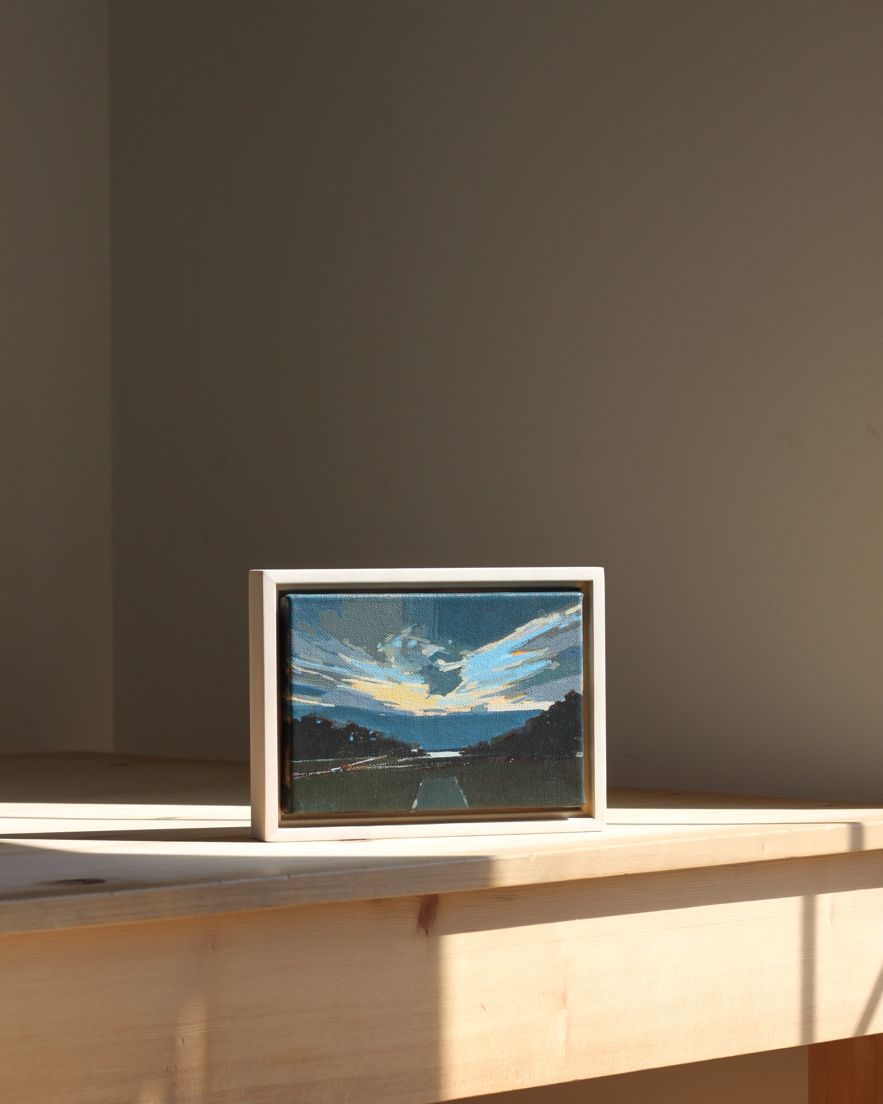 March Sunset | 5x7 | Acrylic on Canvas Framed