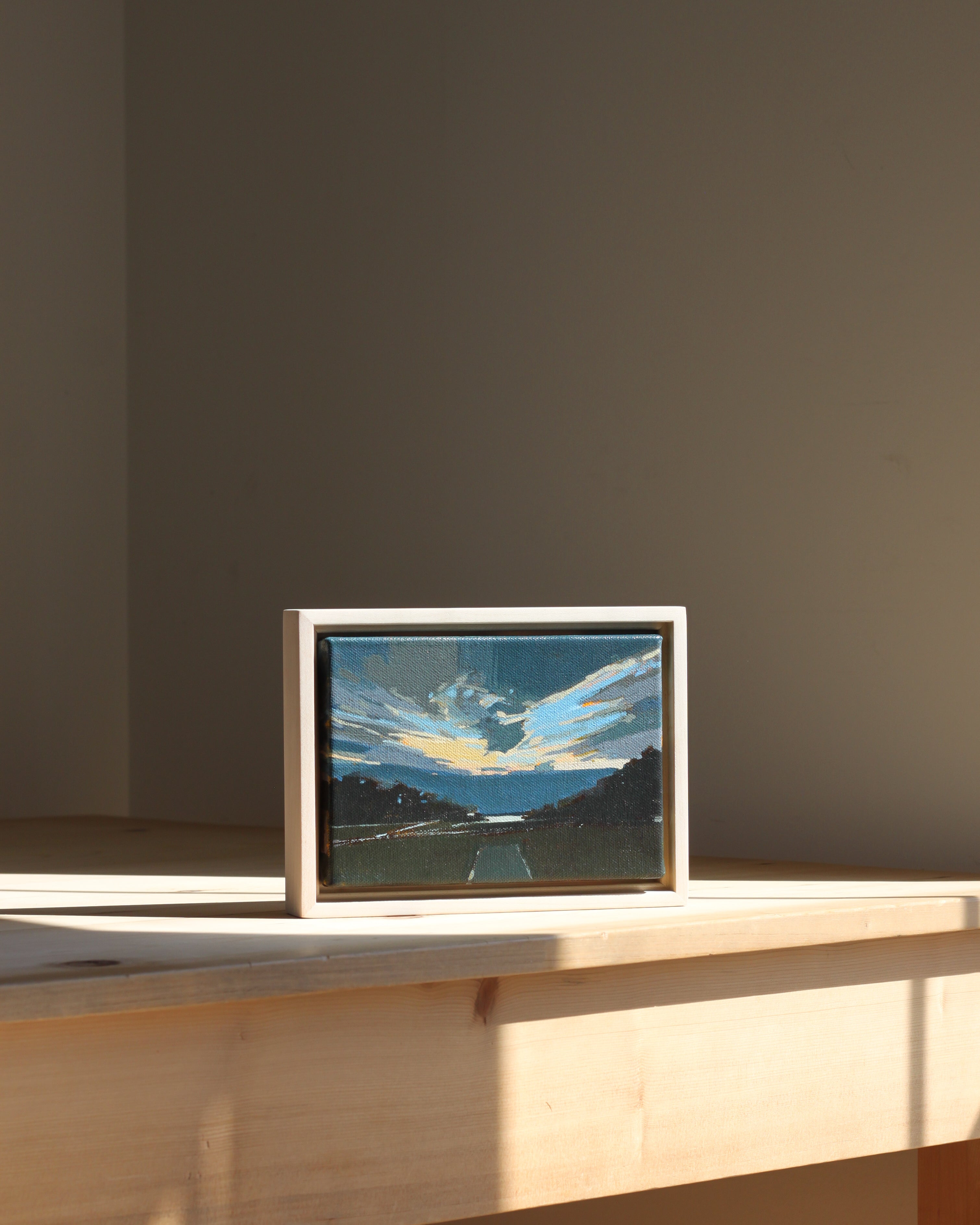March Sunset | 5x7 | Acrylic on Canvas Framed