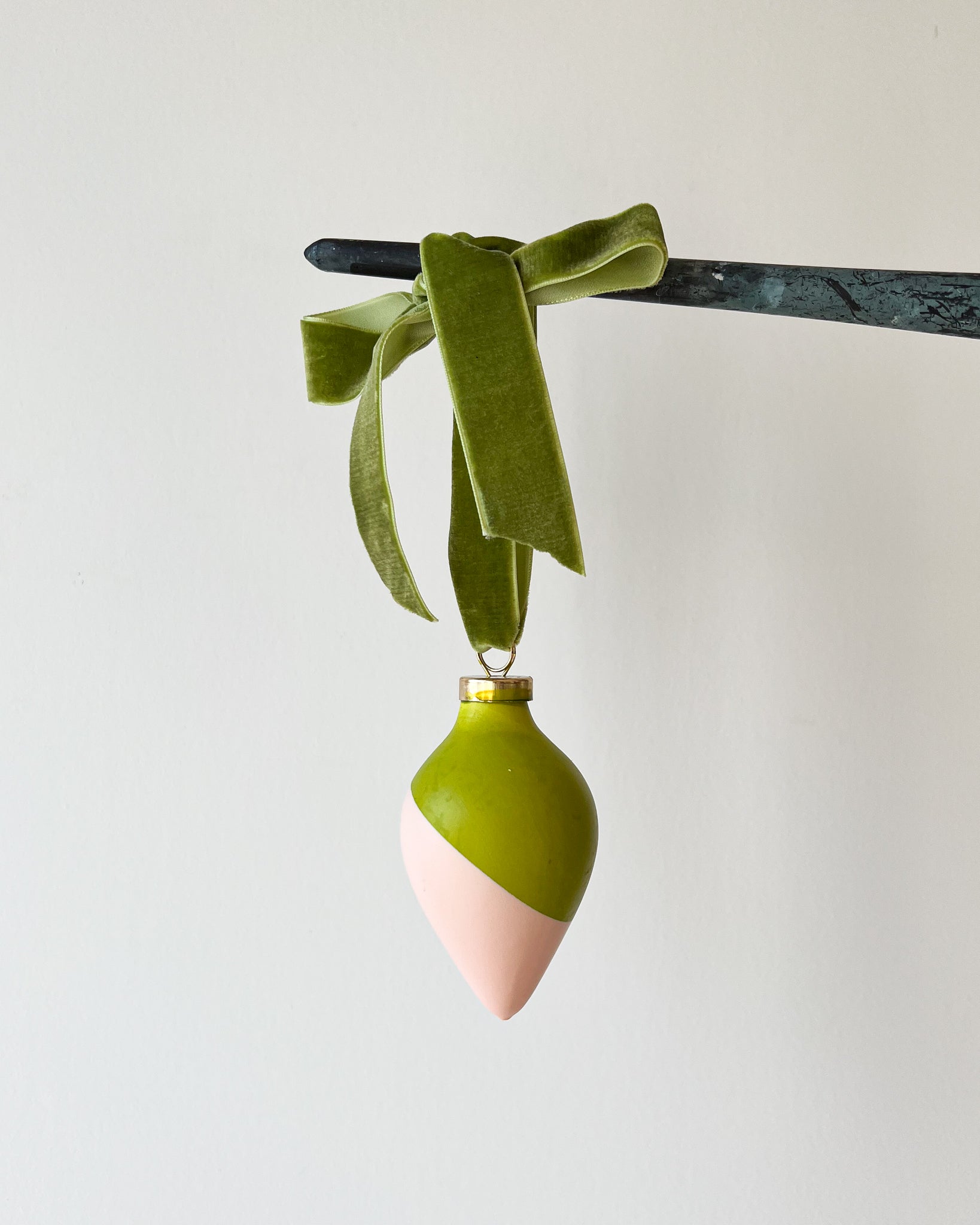 Original Hand Dipped Ceramic Ornament | Carrot