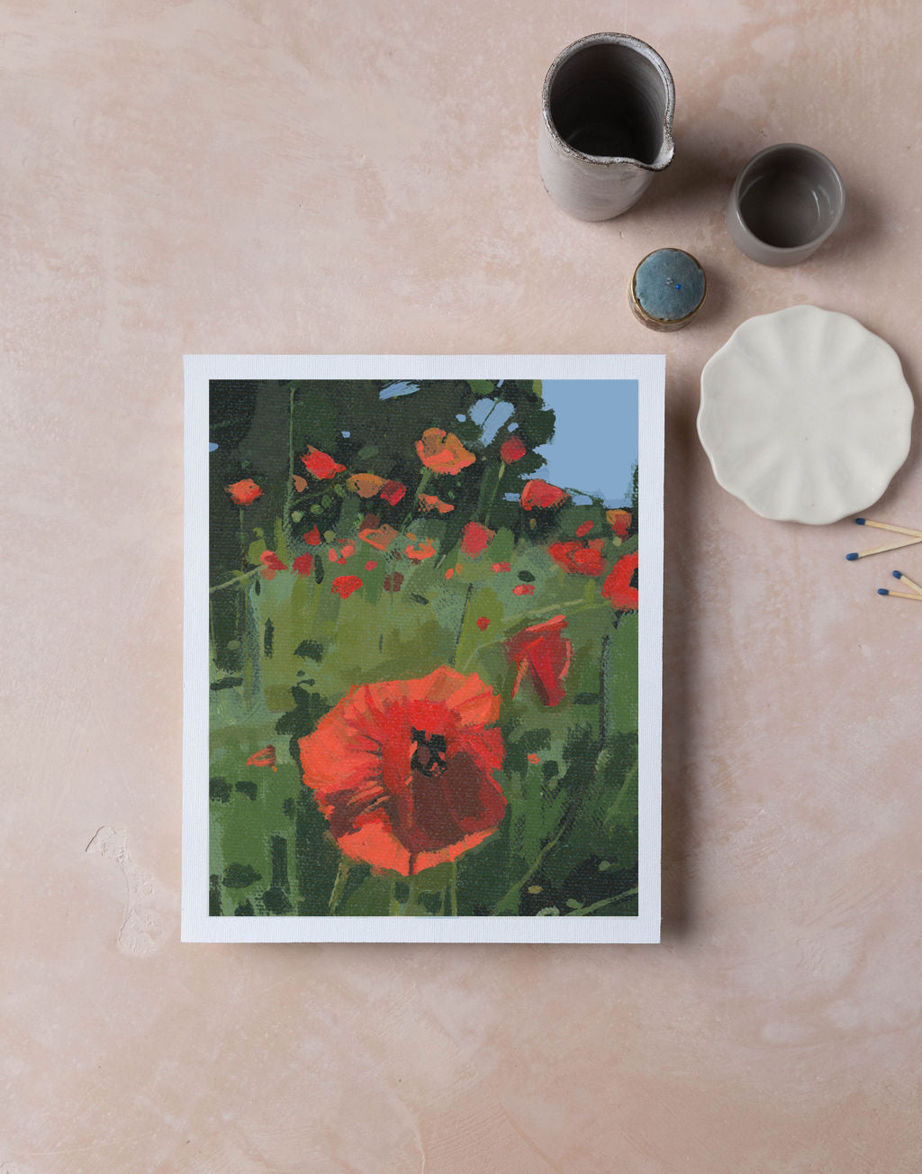 Poppy Field | Print on Canvas