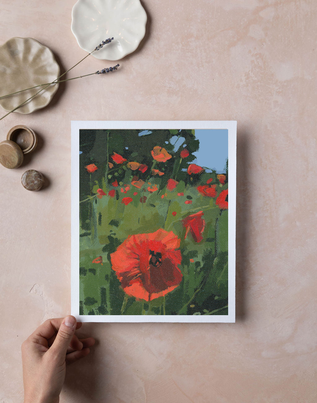 Poppy Field | Print on Canvas