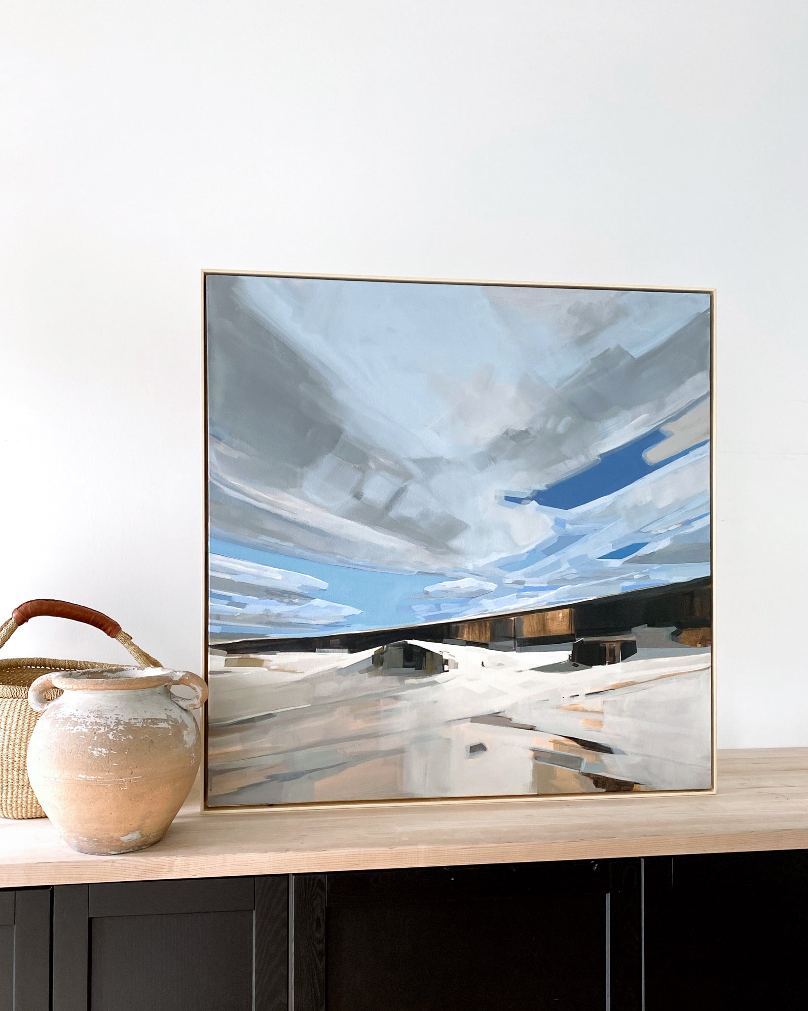 Ferry Beach Spring | 40x40 | Acrylic on Canvas Framed