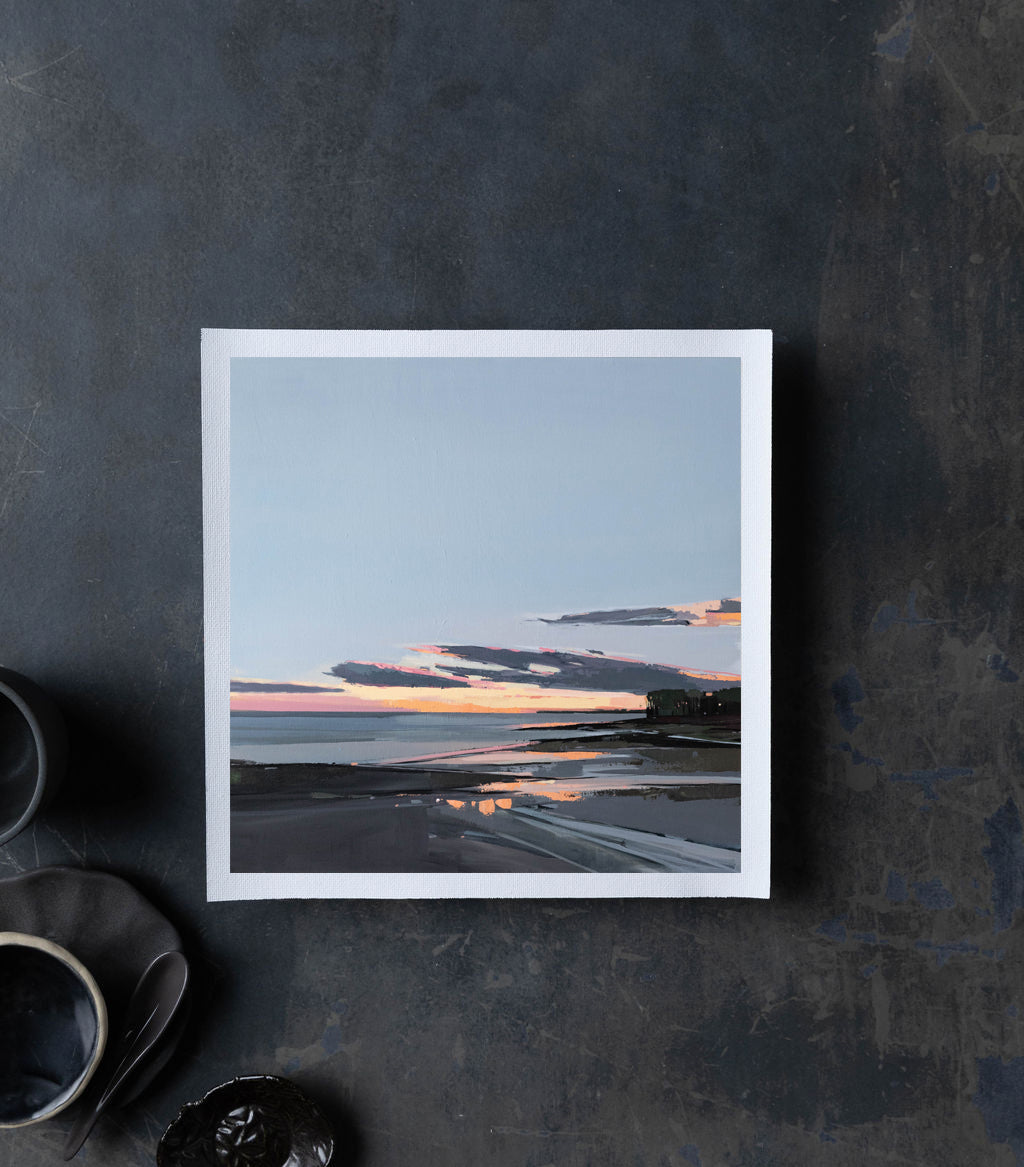Falmouth Sunset Blue | Print on Canvas