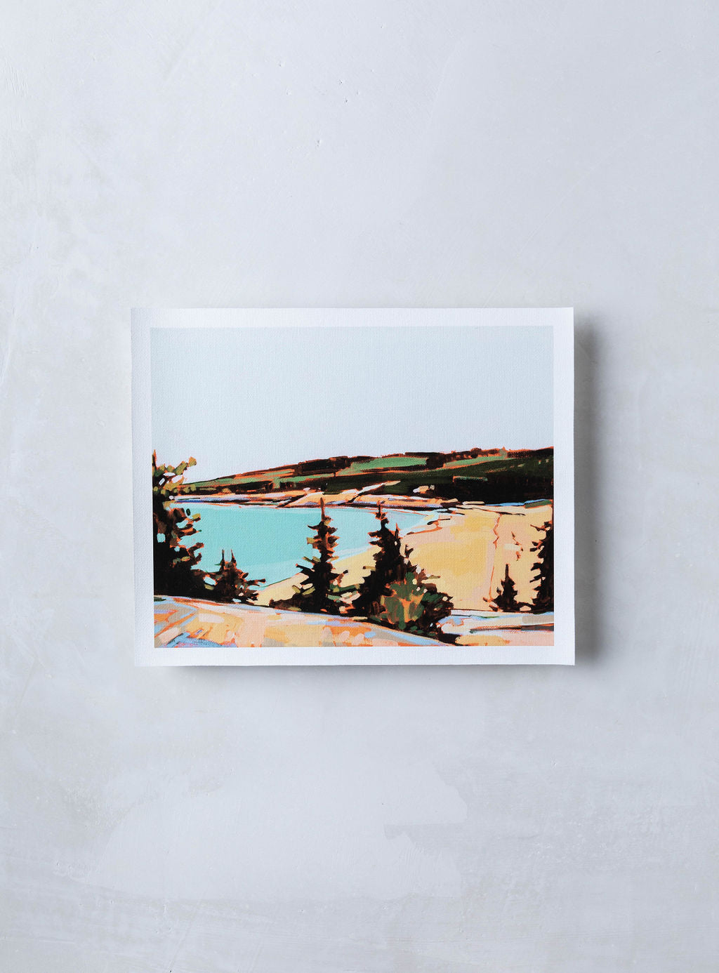 Sand Beach Great Head | Print on Canvas