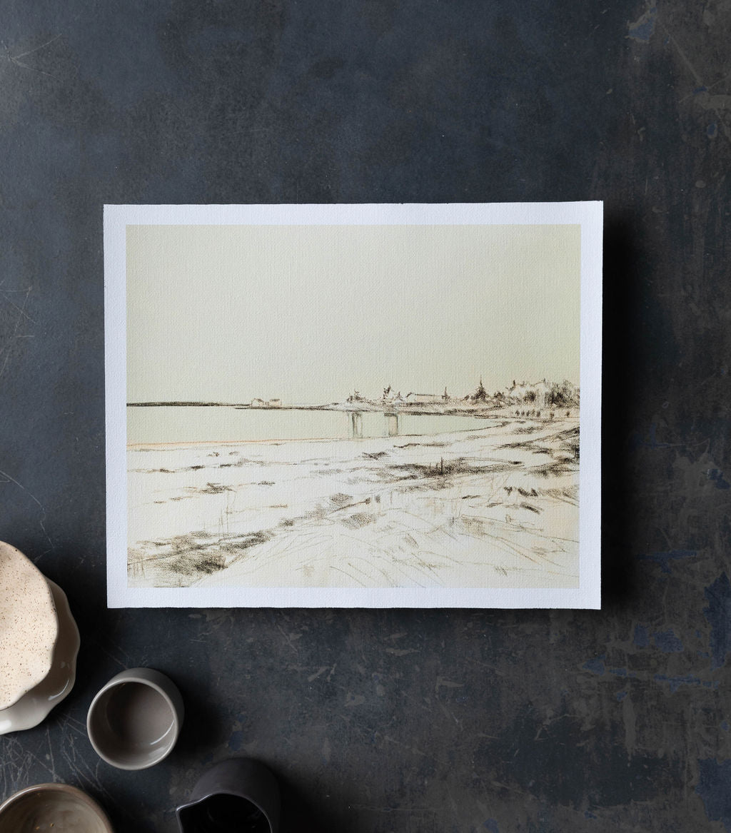 Willard Beach Mixed Medium | Print on Canvas