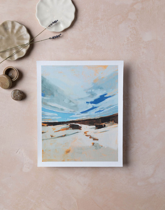 Ferry Beach Orange | Print on Canvas