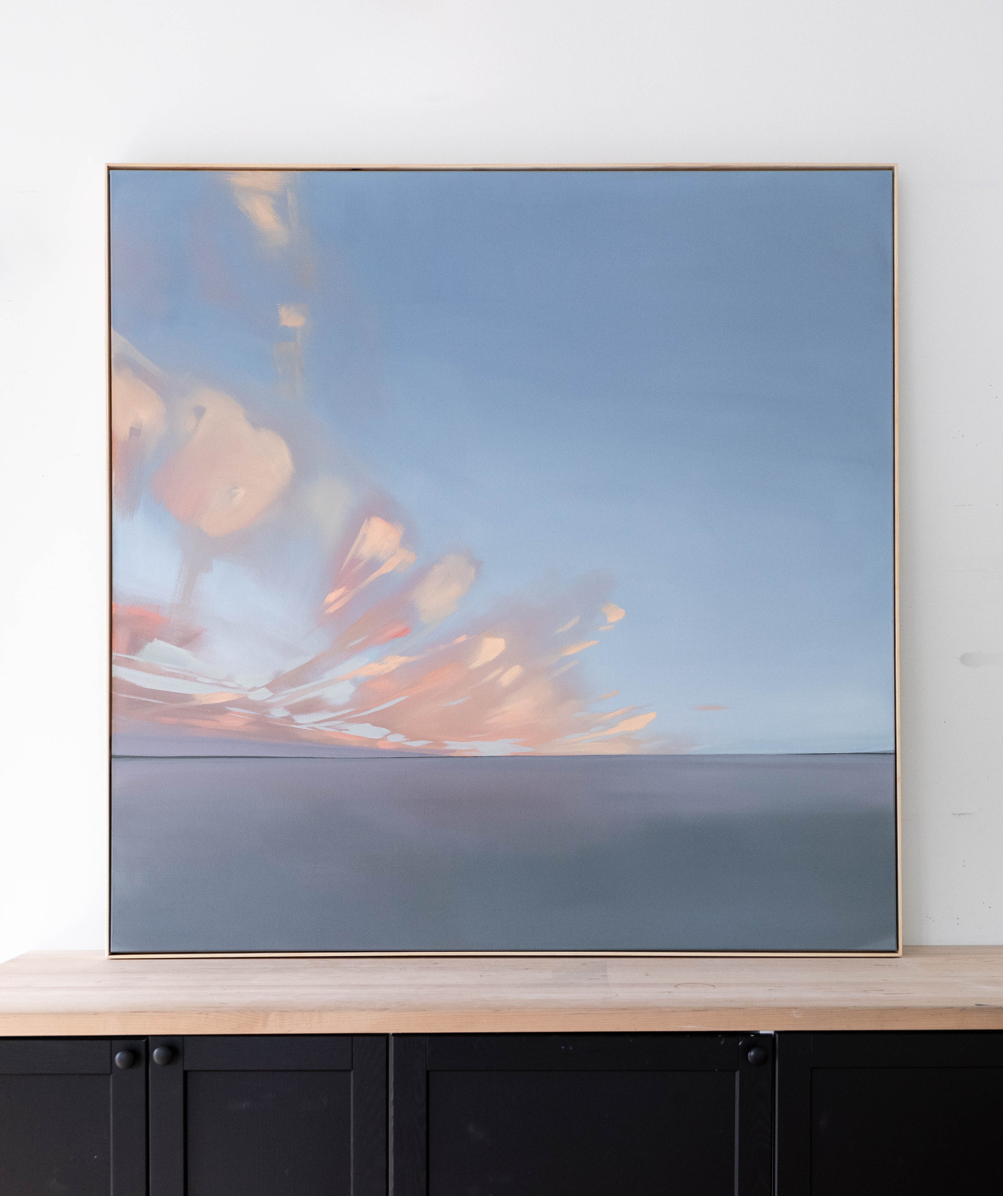 Edgecomb Sunset | 60x60 | Acrylic on Canvas Framed