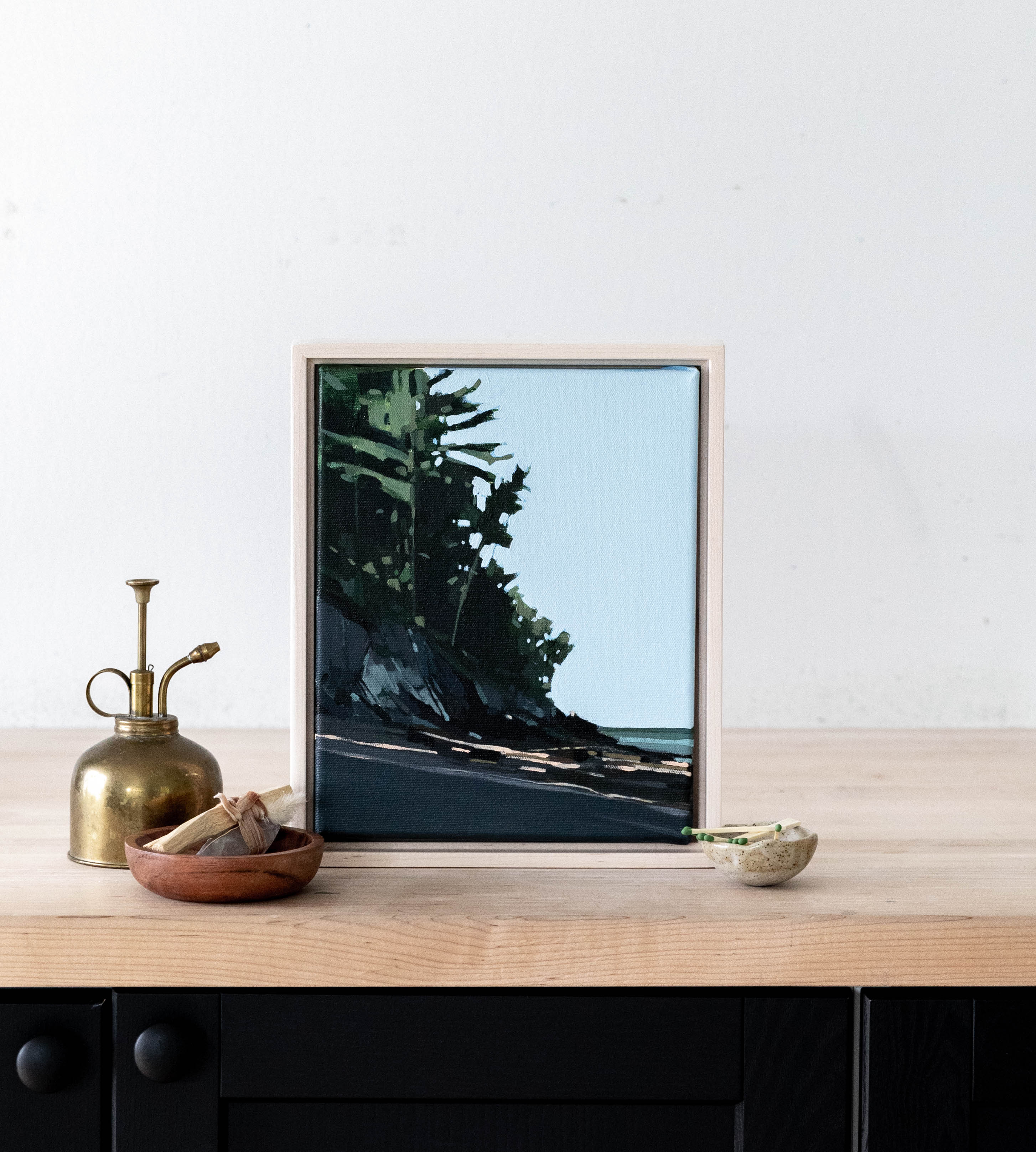 Moshier Island Study | 8x10 | Acrylic on Canvas Framed