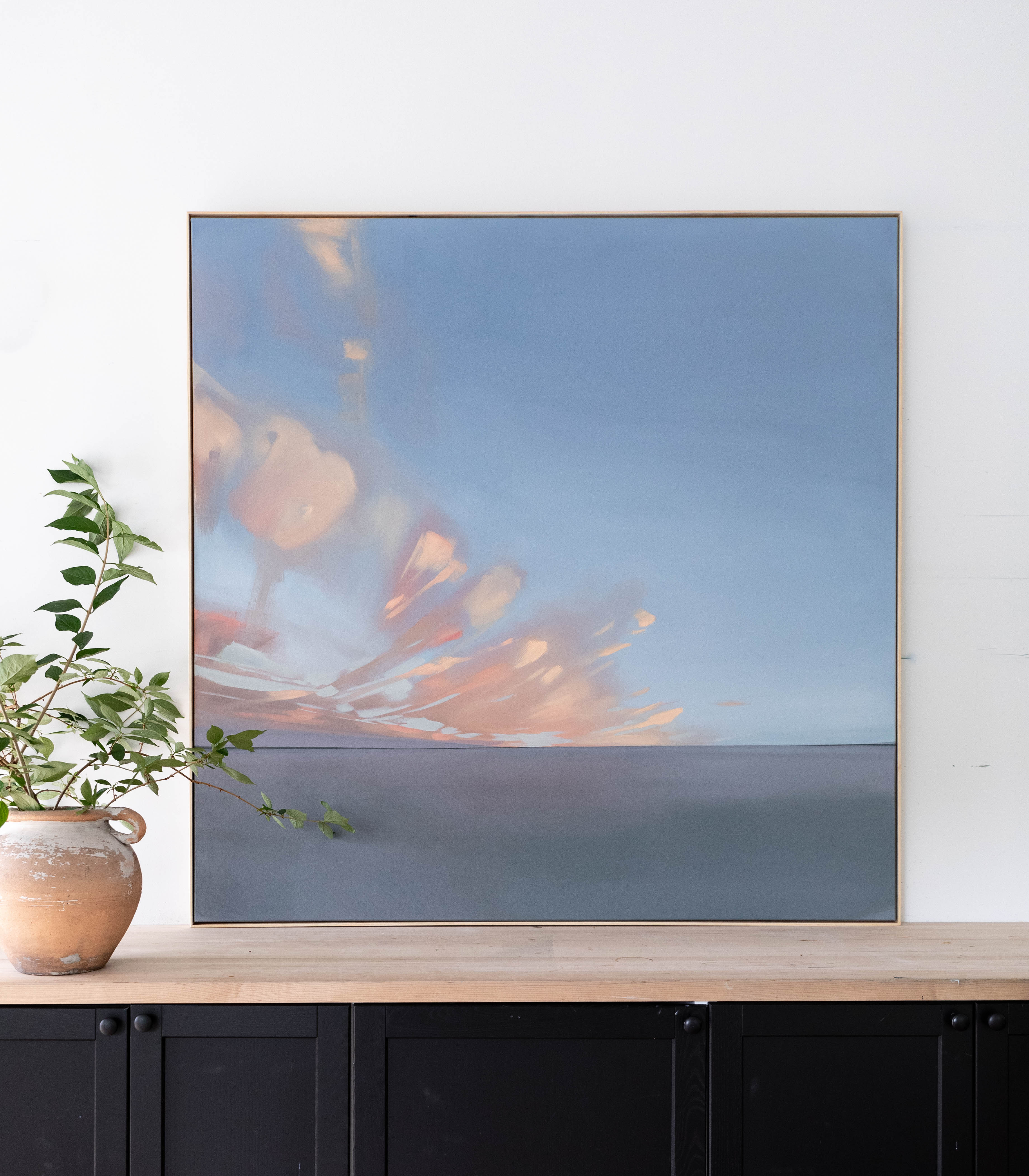 Edgecomb Sunset | 60x60 | Acrylic on Canvas Framed