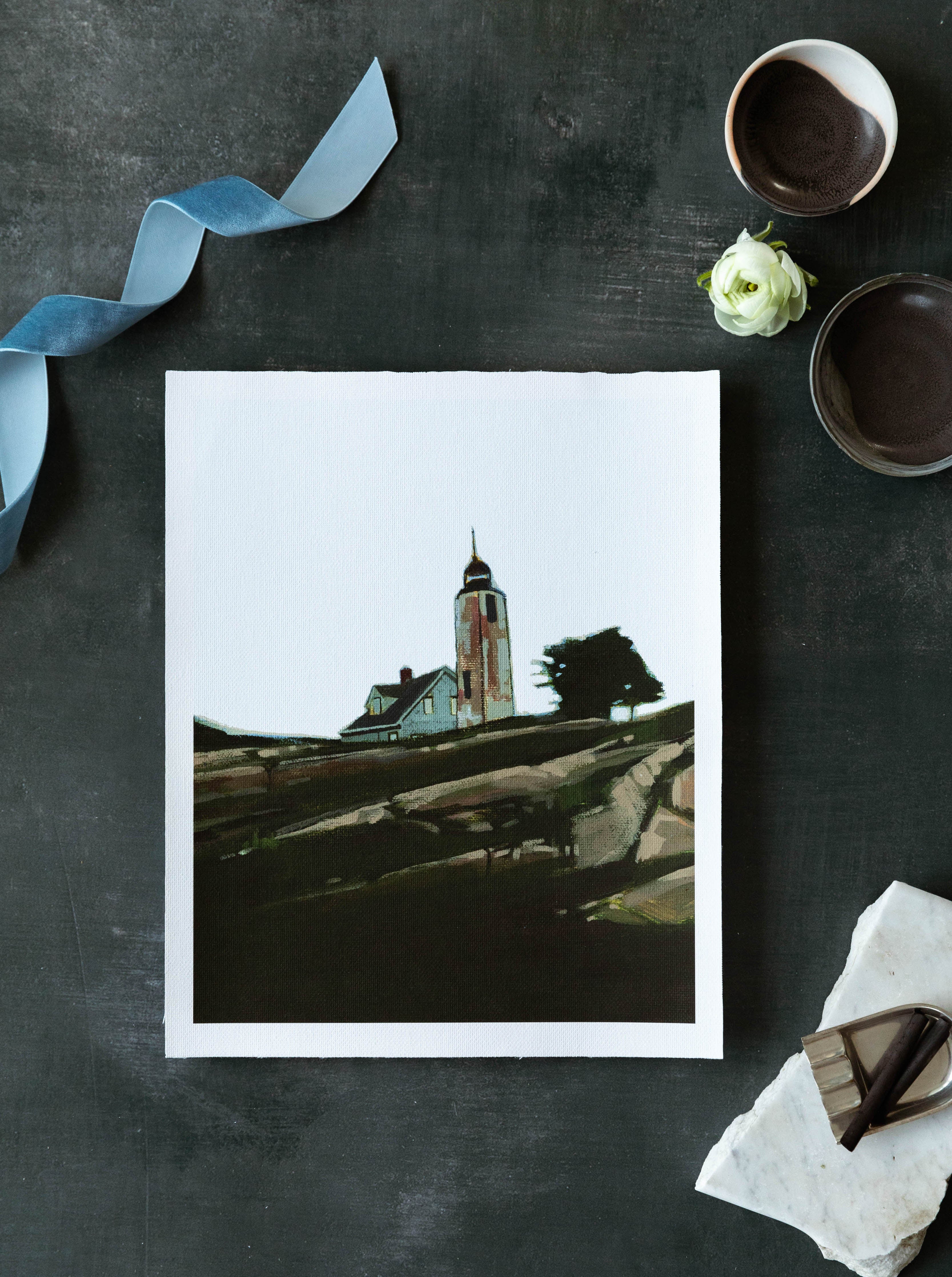 Bakers Island Lighthouse | Print on Canvas