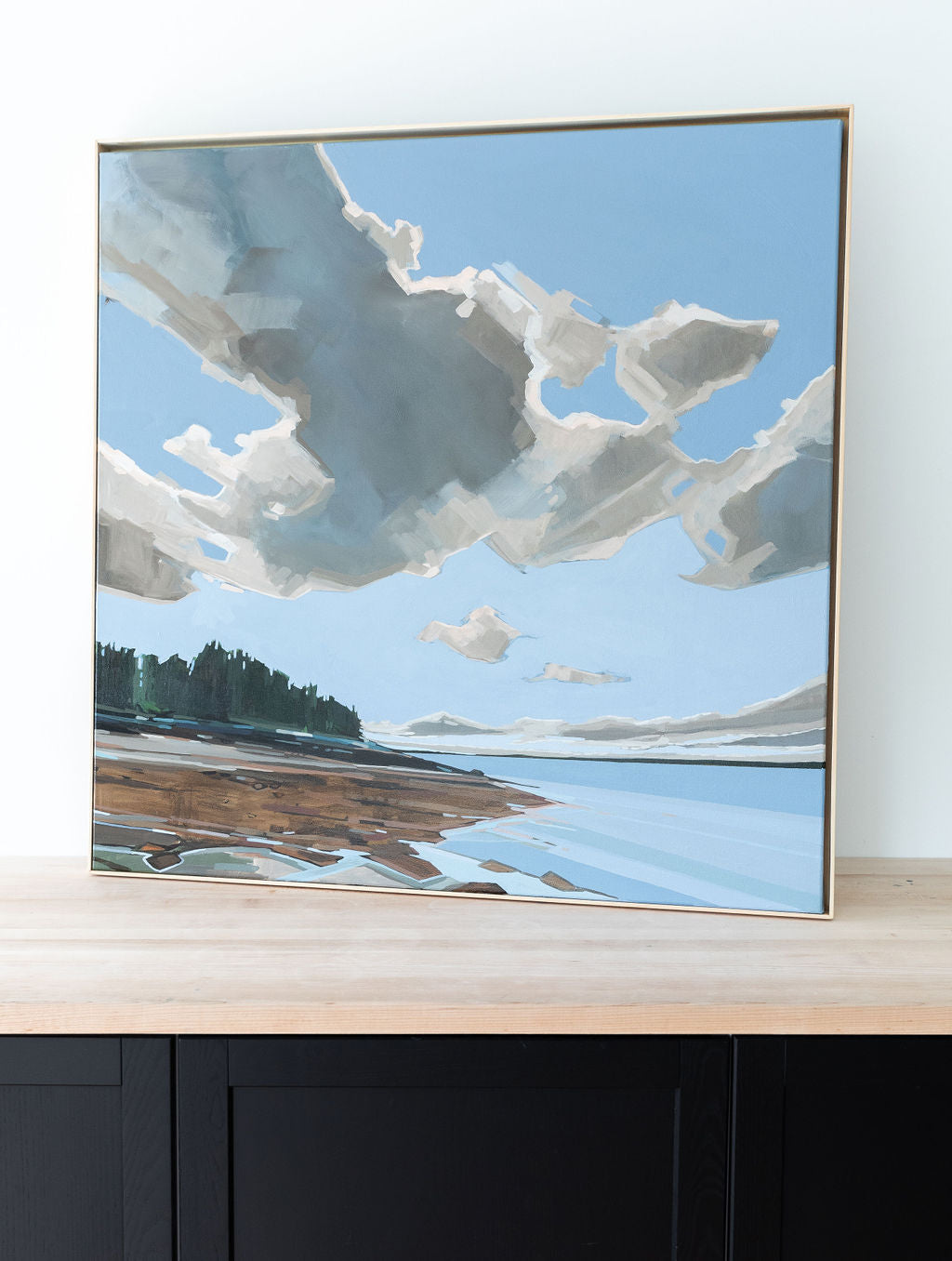 Cranberry Island Rendition 4 | 40x40 | Acrylic on Canvas Framed