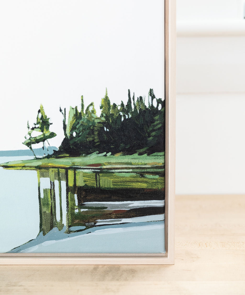 Marsh | Framed Stretched Print on Canvas