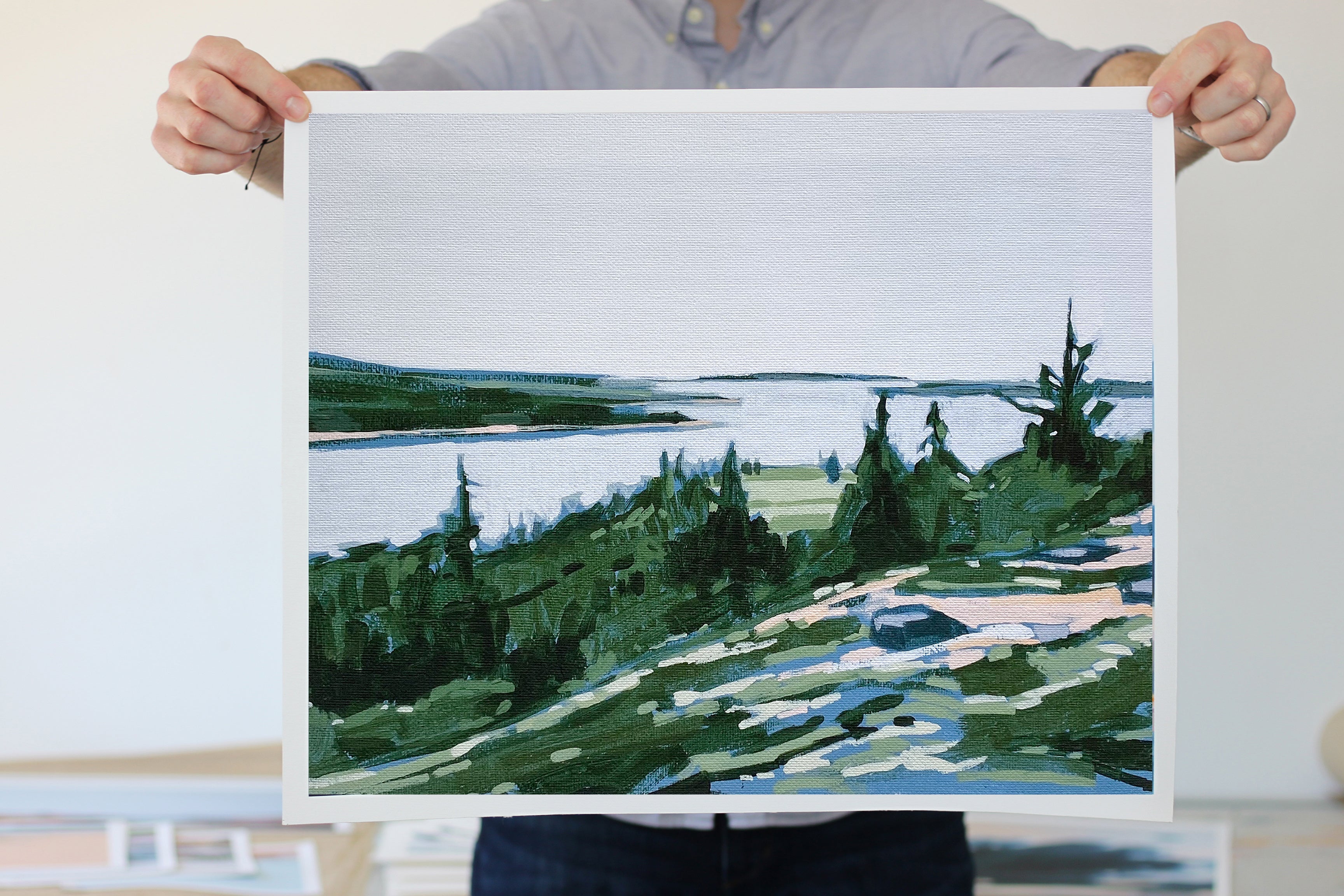 Somes Sound Opening | Print on Canvas