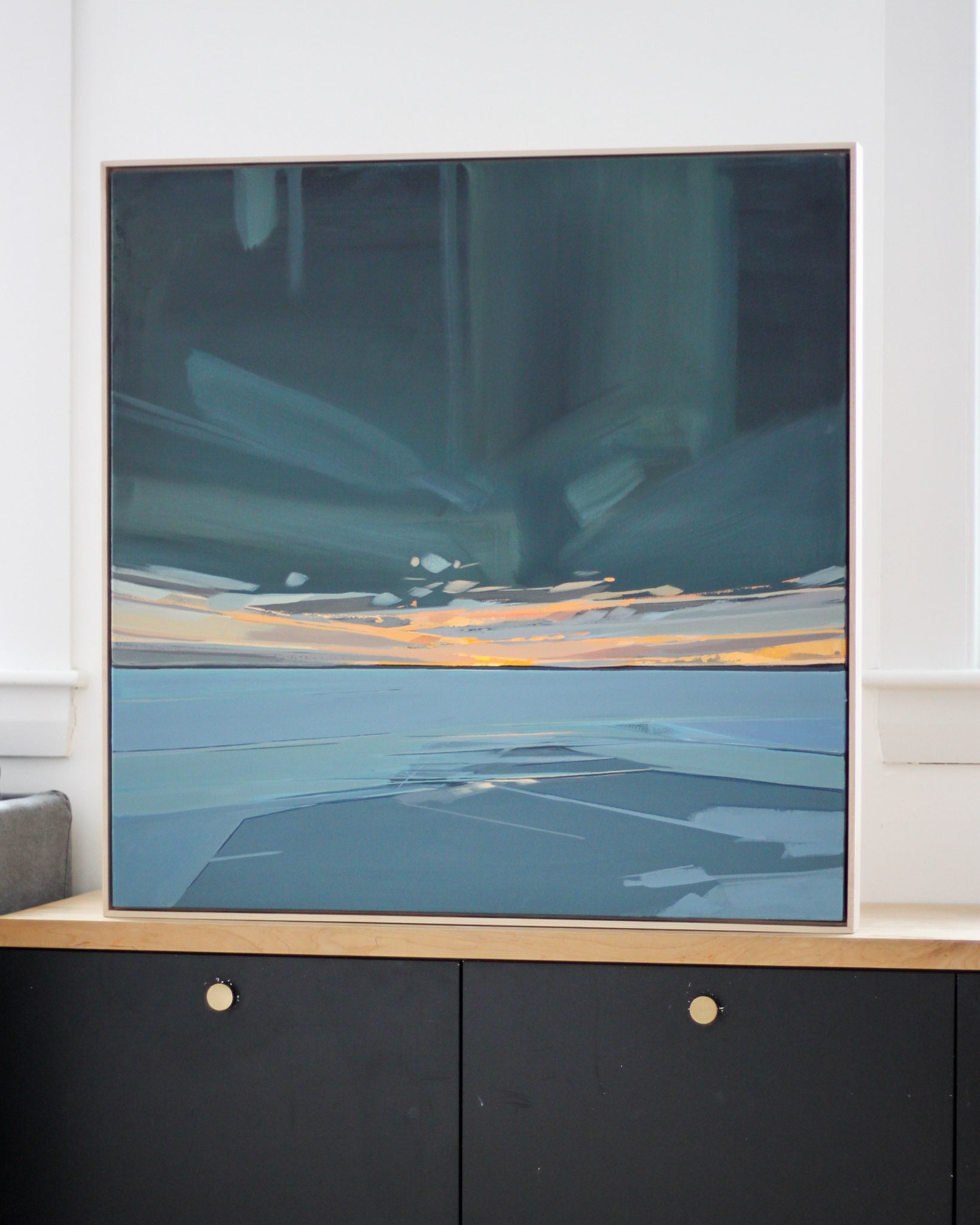 Lakeville Sunset | 36x36 | Acrylic on Canvas Framed