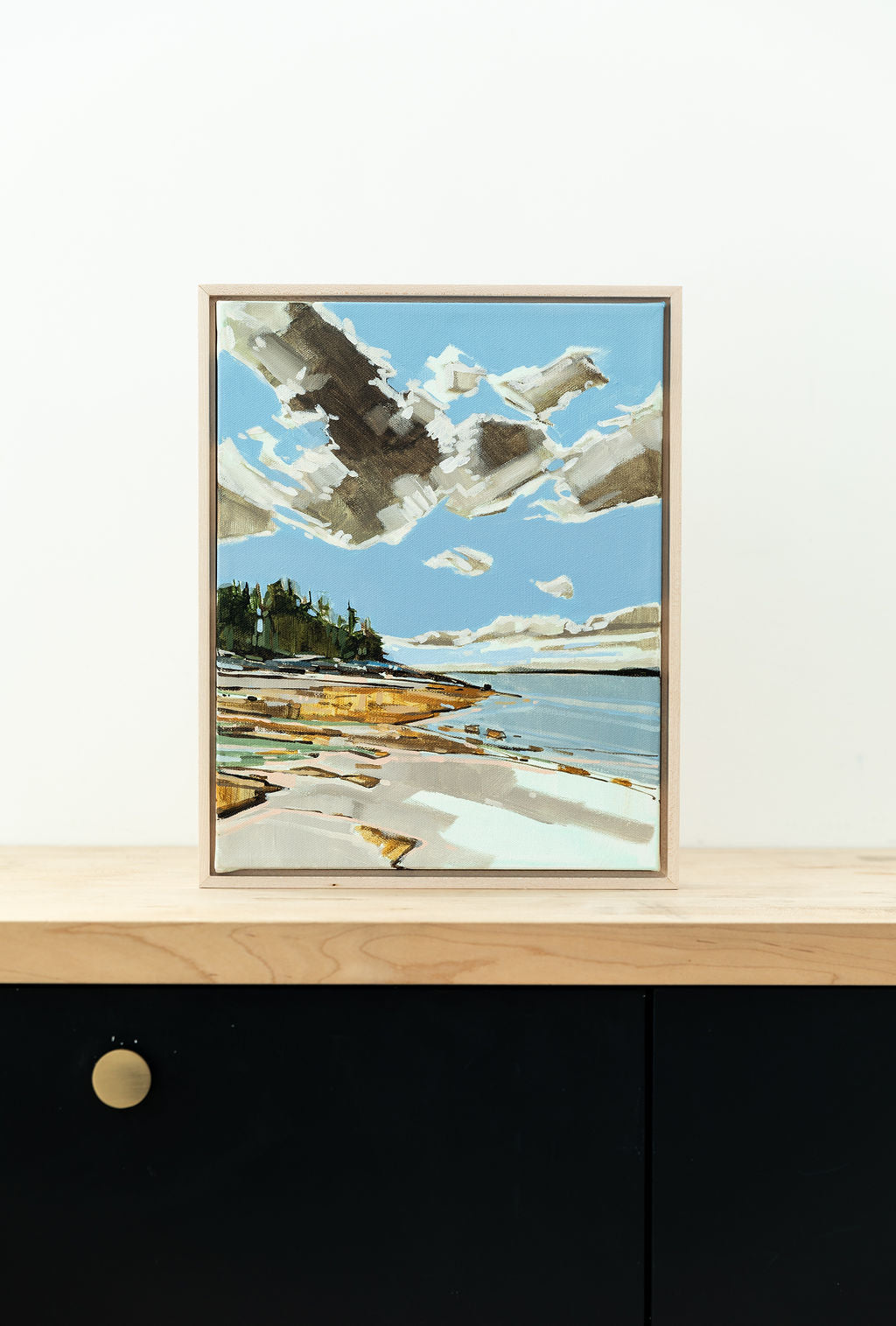 Cranberry Island Study 3 | 11x14 | Acrylic on Canvas Framed